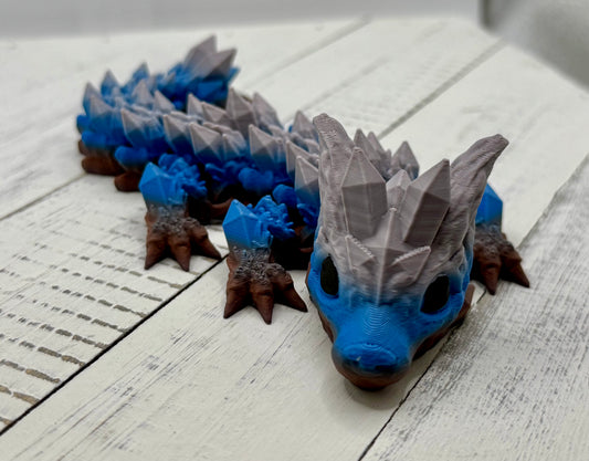 Baby Crystal Wolf Dragon